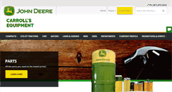 Desktop Screenshot of carrollsequipment.com